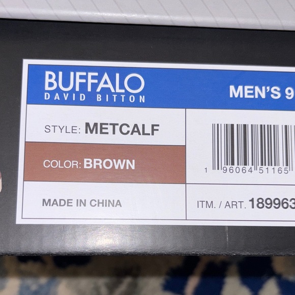 Buffalo David Bitton Brown Men Chukka Boots Size 9 main image 6